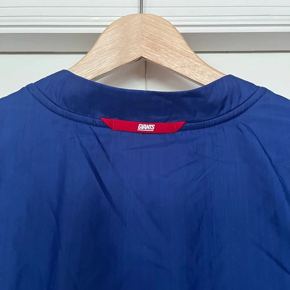 {NFL x Nike} New York Giants Lightweight Pullover Jacket in Blue - Men's XXL